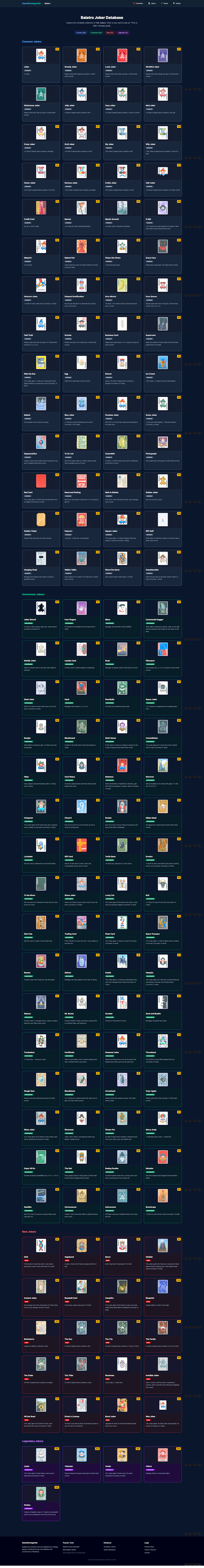 Balatro Calculator - Screenshot 5 showing product features and functionality