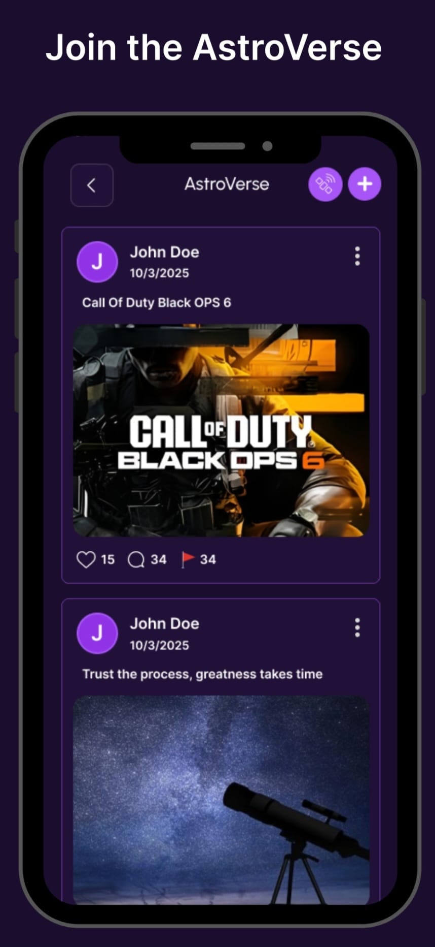 AstroLink AI - Screenshot 2 showing product features and functionality