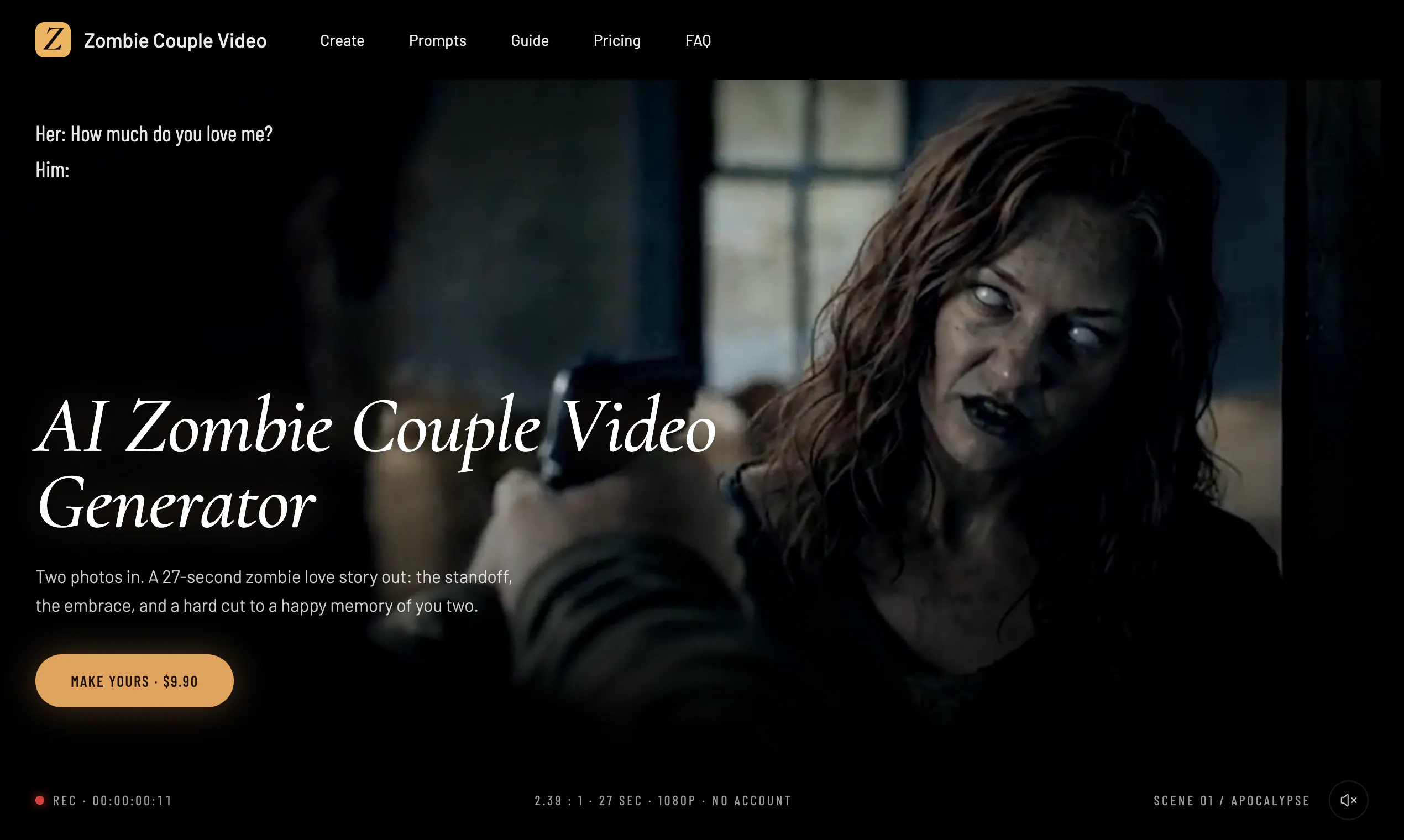Zombie Couple Video gallery image