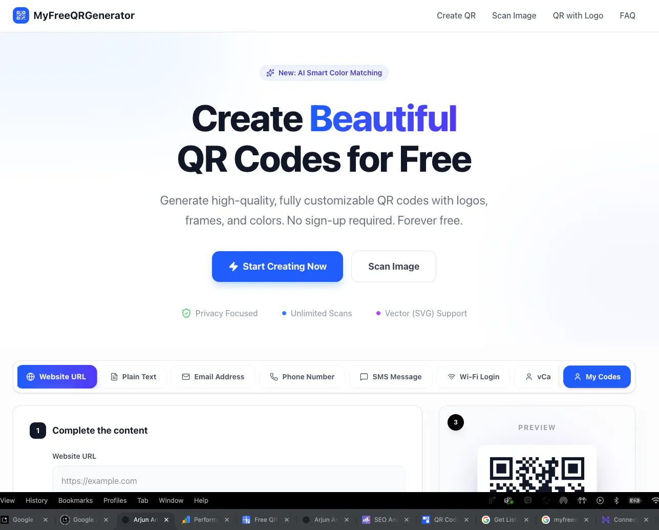 Free QR Code Generator  (SVG/PNG/PDF) gallery image