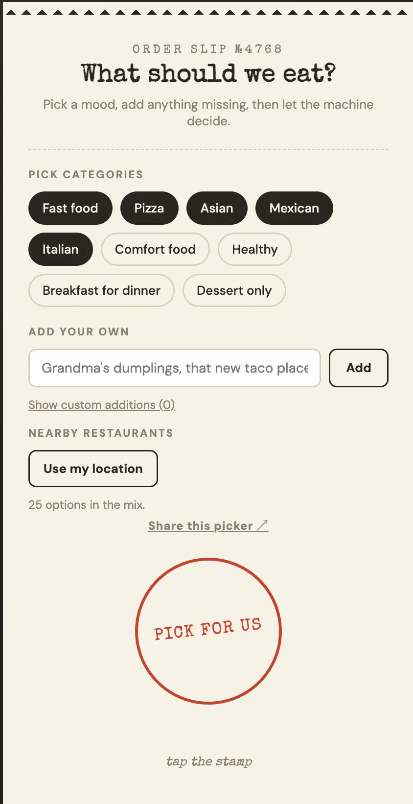 Order Up gallery image