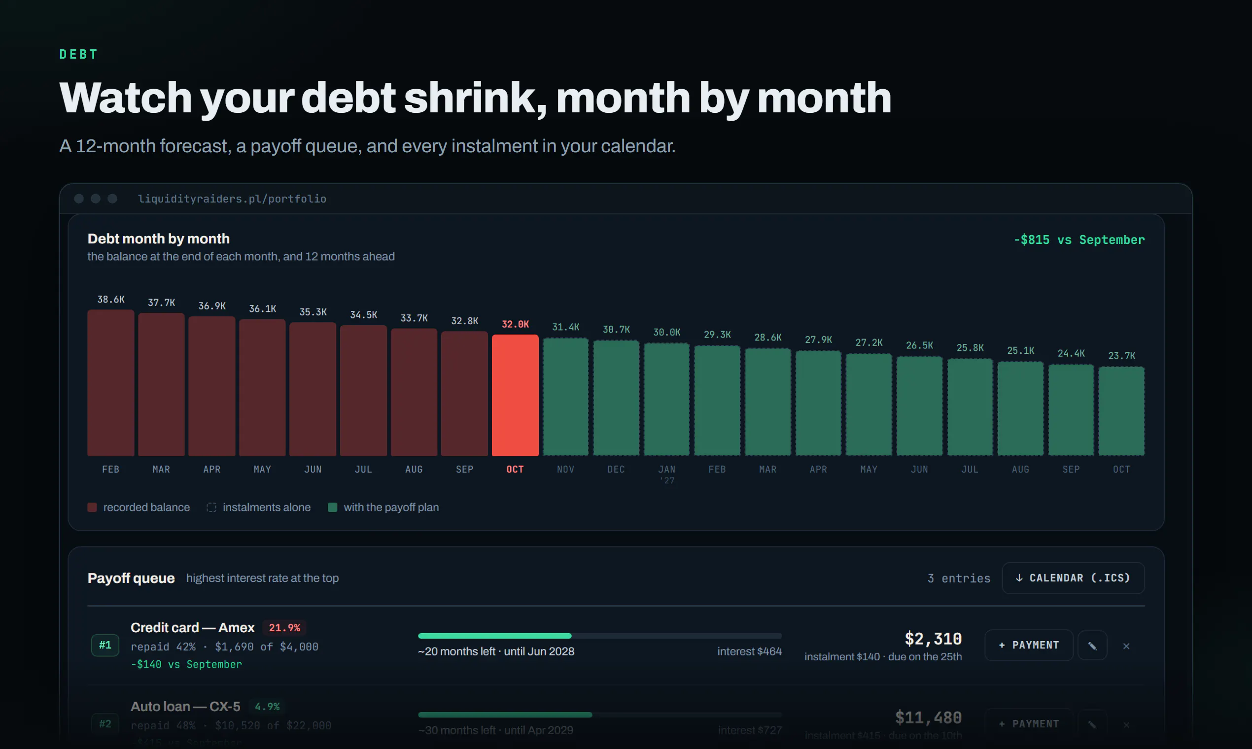 Liquidity Raiders - Portfolio Tracker gallery image