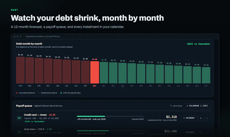 Liquidity Raiders - Portfolio Tracker screenshot 3