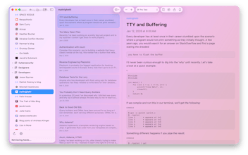 Ember Feed Alternative RSS Reader gallery image