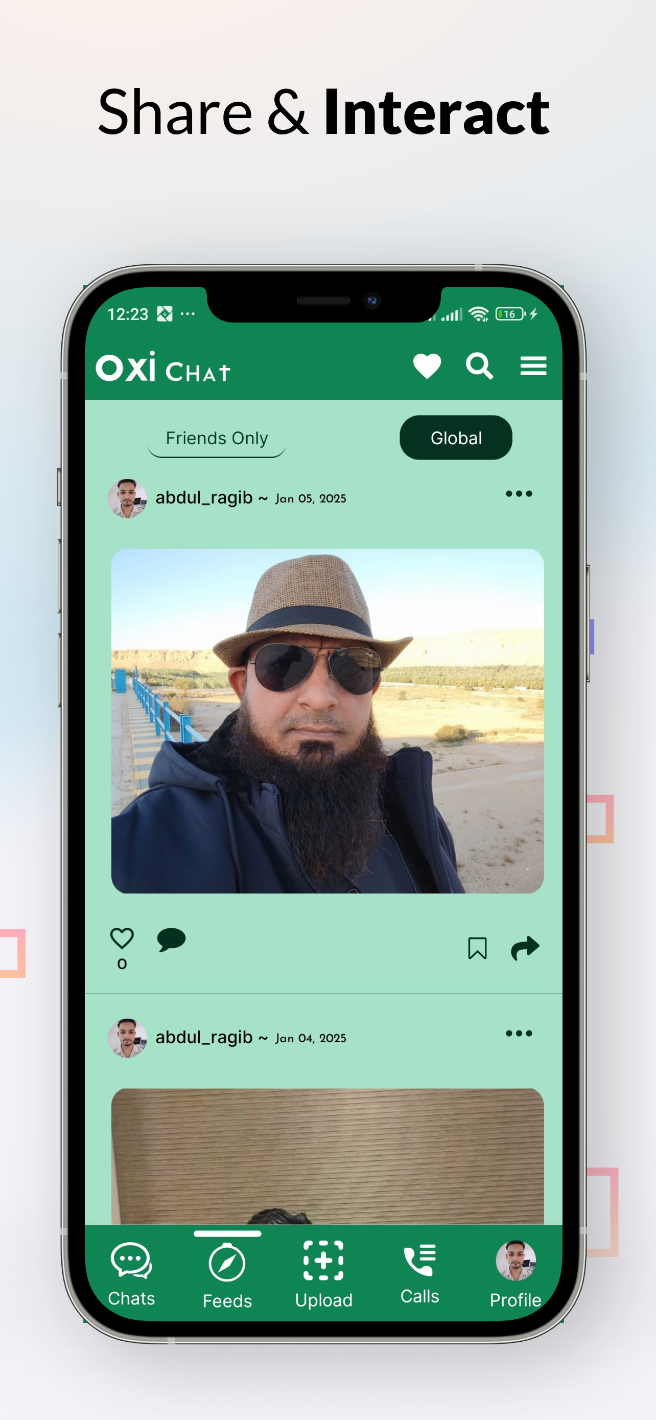 Mídia 1 de Oxichat ~ Plataforma de Rede Social - Oxichat te aproxima - a qualquer hora, em qualquer lugar