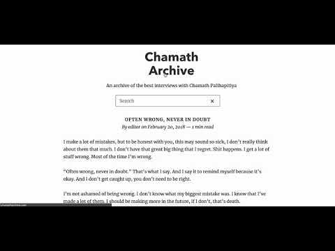 Chamath Archive media 1