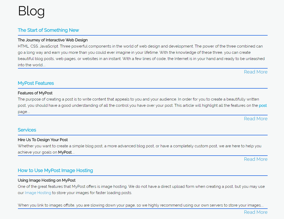 MyPost gallery image