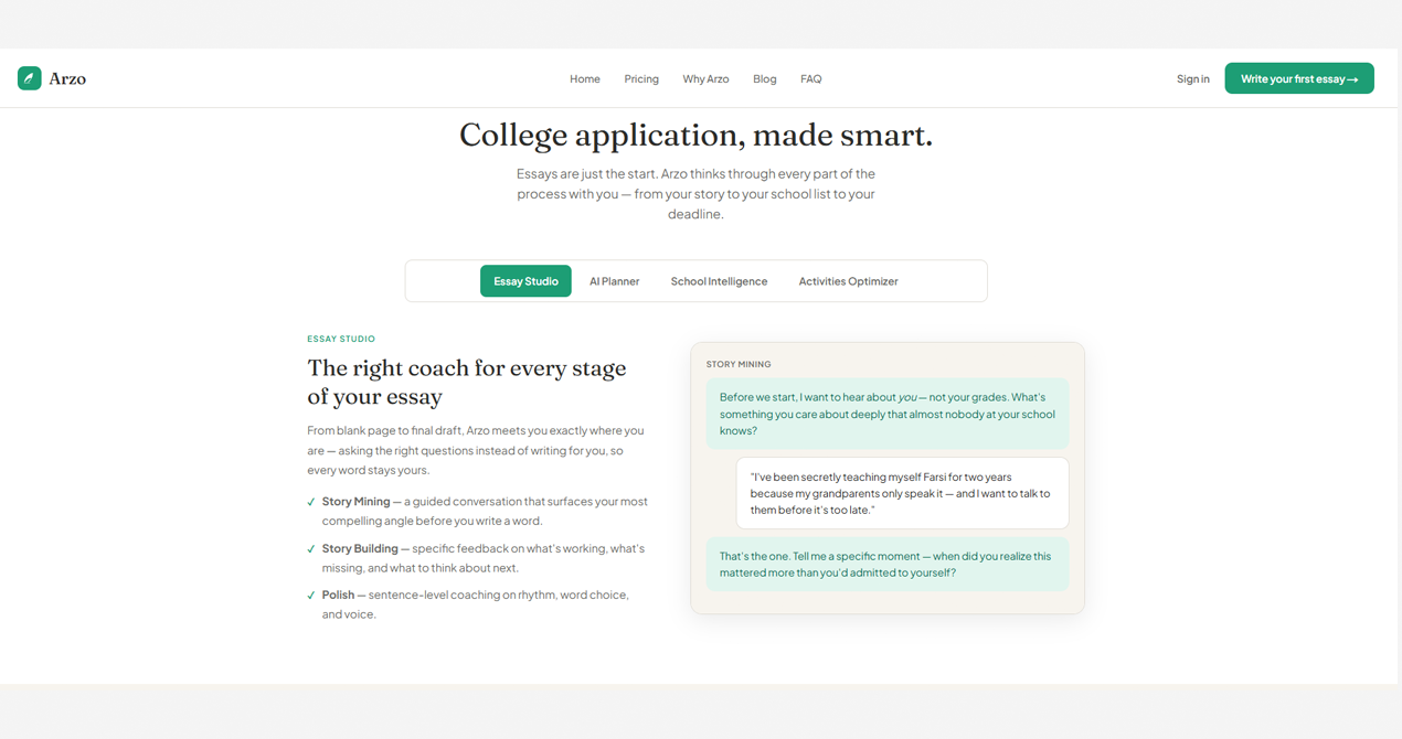 ARZO- College Application Coaching  gallery image