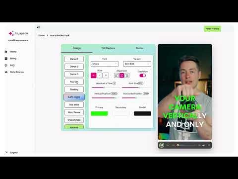 Joyspace AI Captions gallery image