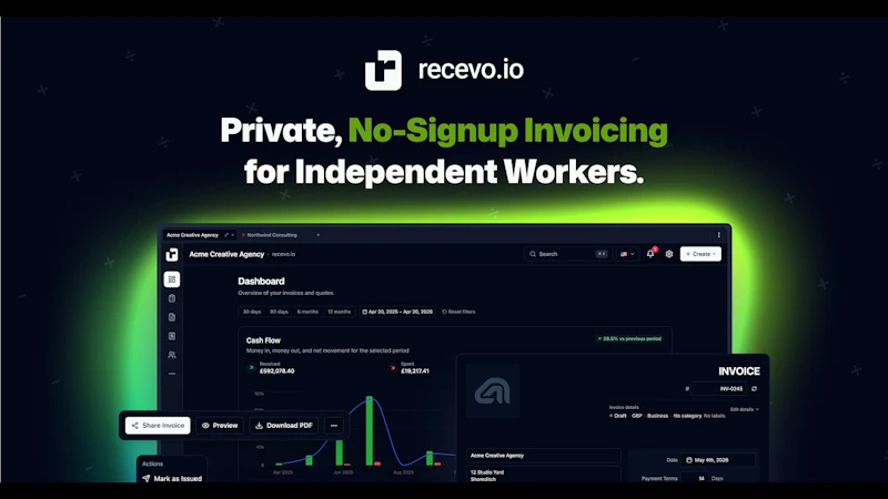 recevo.io screenshot 1 (video preview)