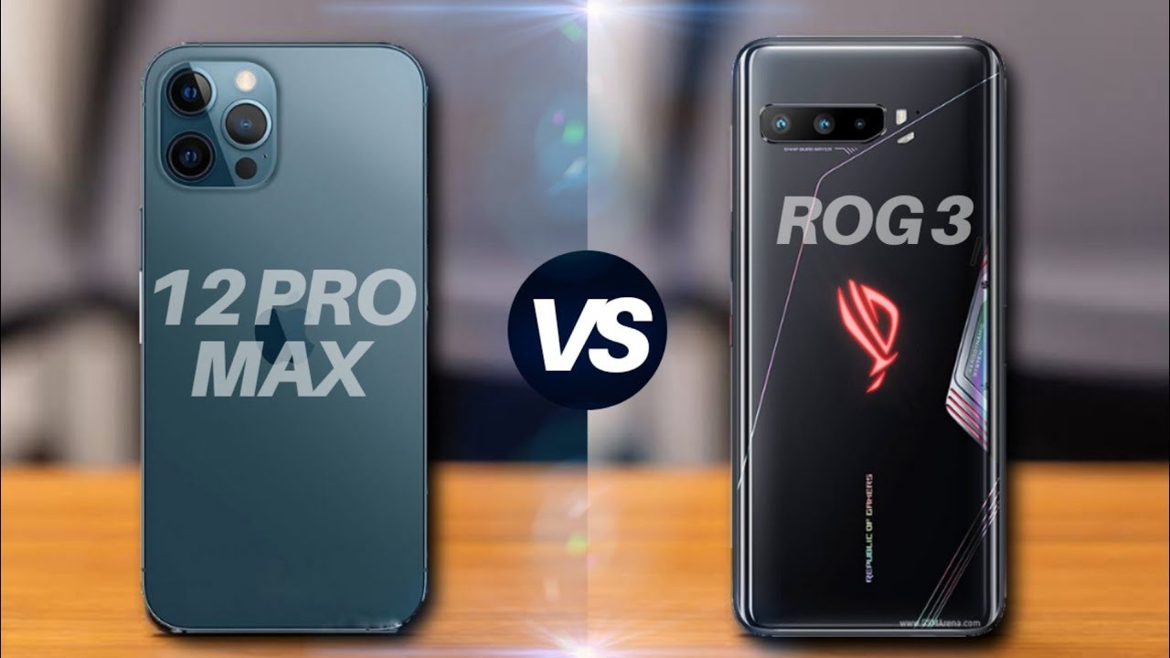 iphone 12pro max vs asus rog3 speedtest