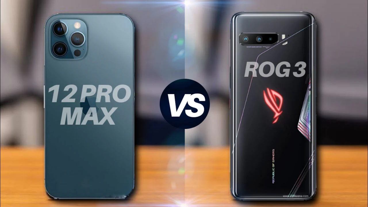 iphone 12pro max vs asus rog3 speedtest