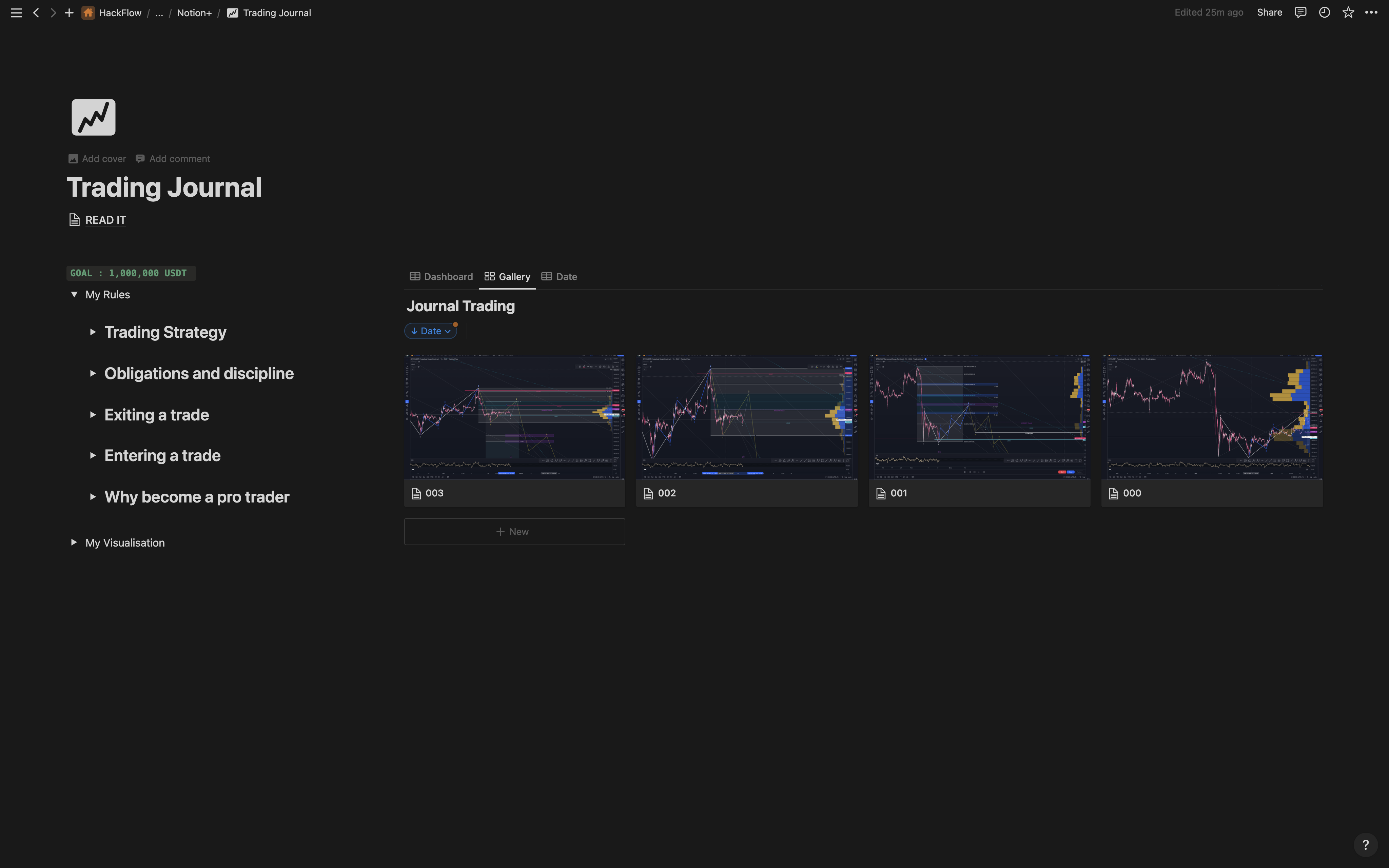 Mídia 5 de Notion Trading Journal: Forex & Crypto - Maximizar os lucros ou minimizar perdas com seu diário de negociação