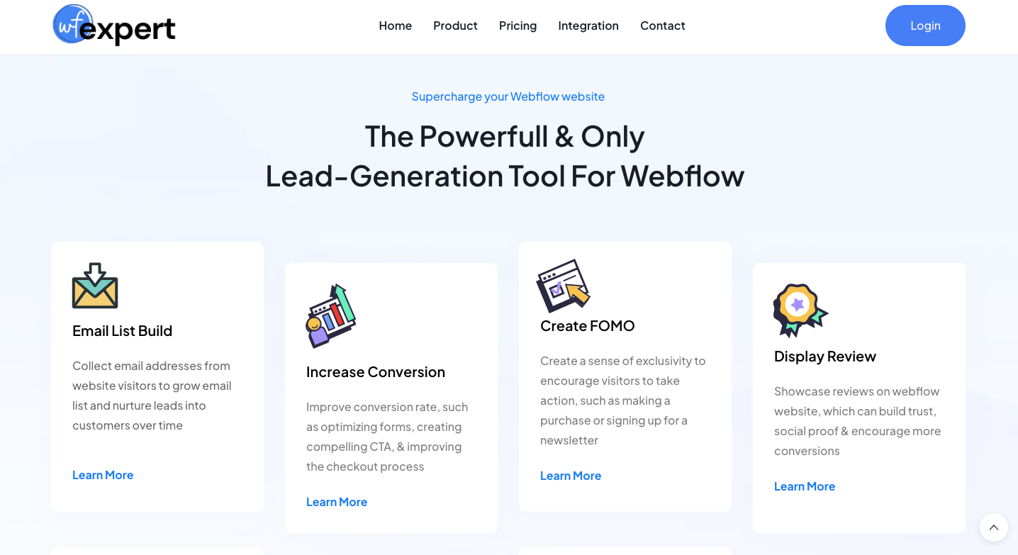 WfExpert - Webflow Lead-generation Tool gallery image