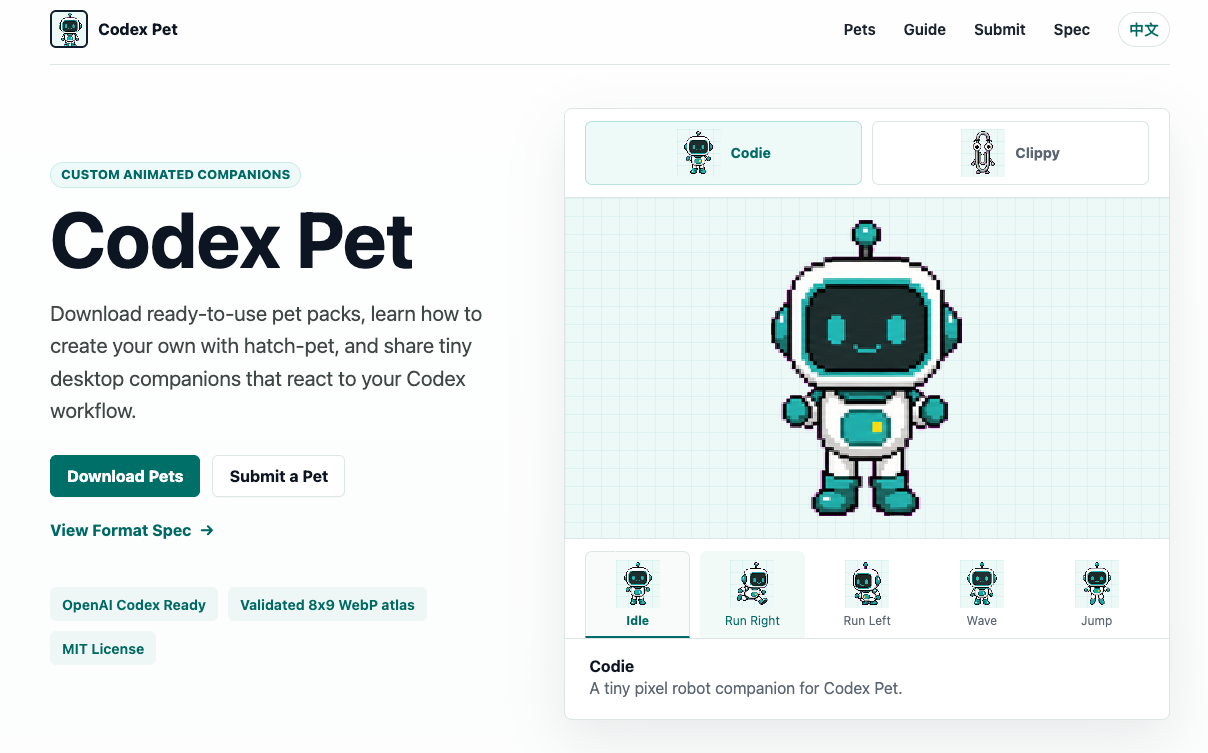 Codex Pet gallery image