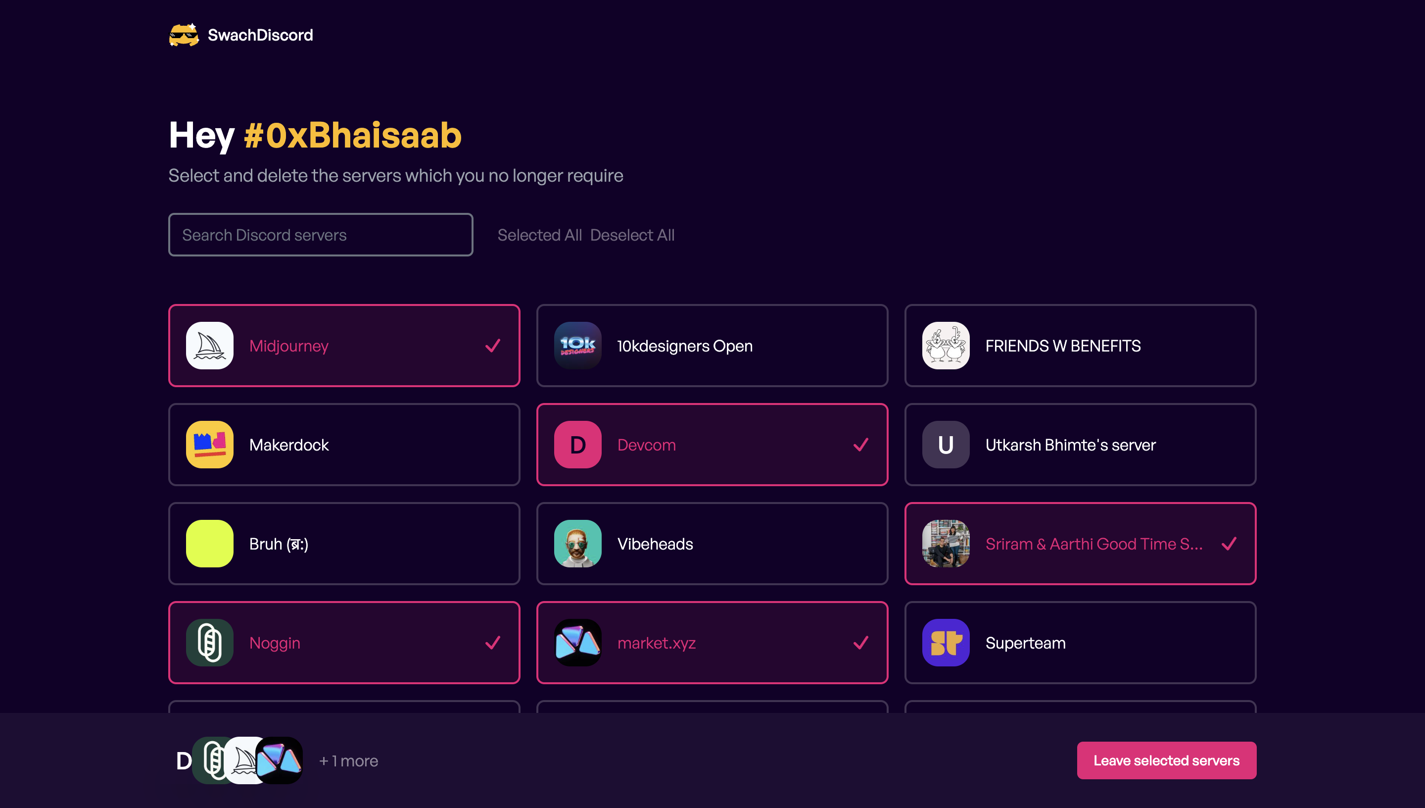 Swach Discord por BuildOnchain media 2