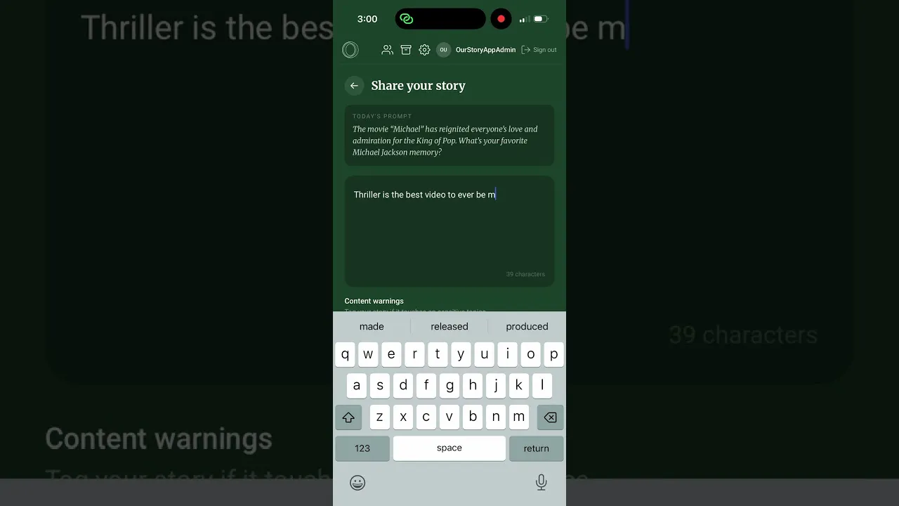 The OurStory App gallery image