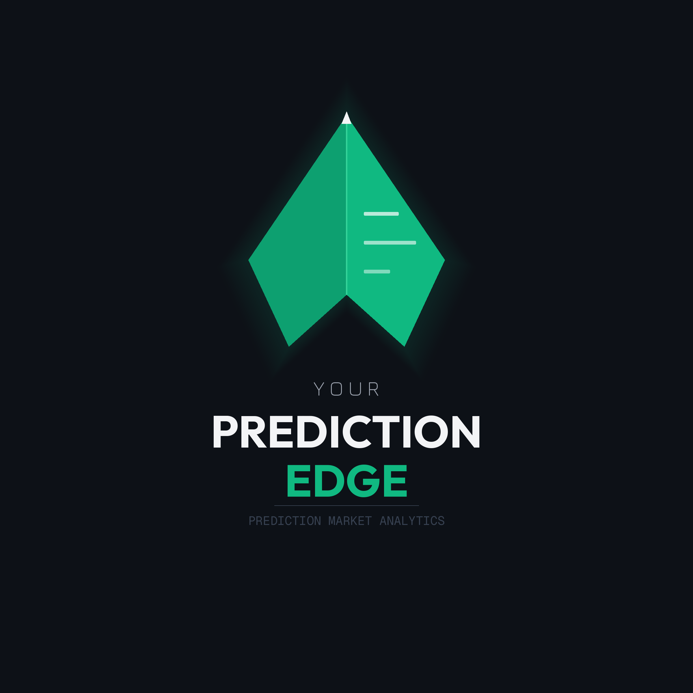 Your Prediction Edge - Product Hunt launch logo and brand identity