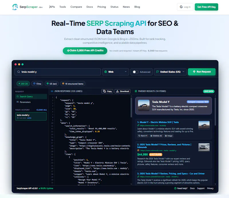 SerpScraper.dev screenshot 2