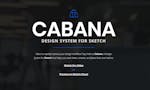 Cabana Design System for Sketch image
