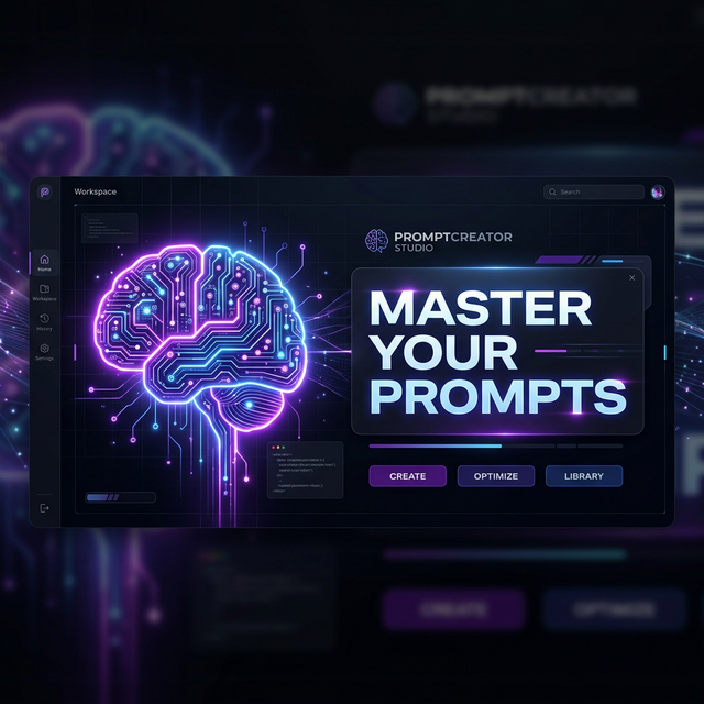 Crea Los Mejores Prompt en Segundos - Main product screenshot demonstrating key features and user interface