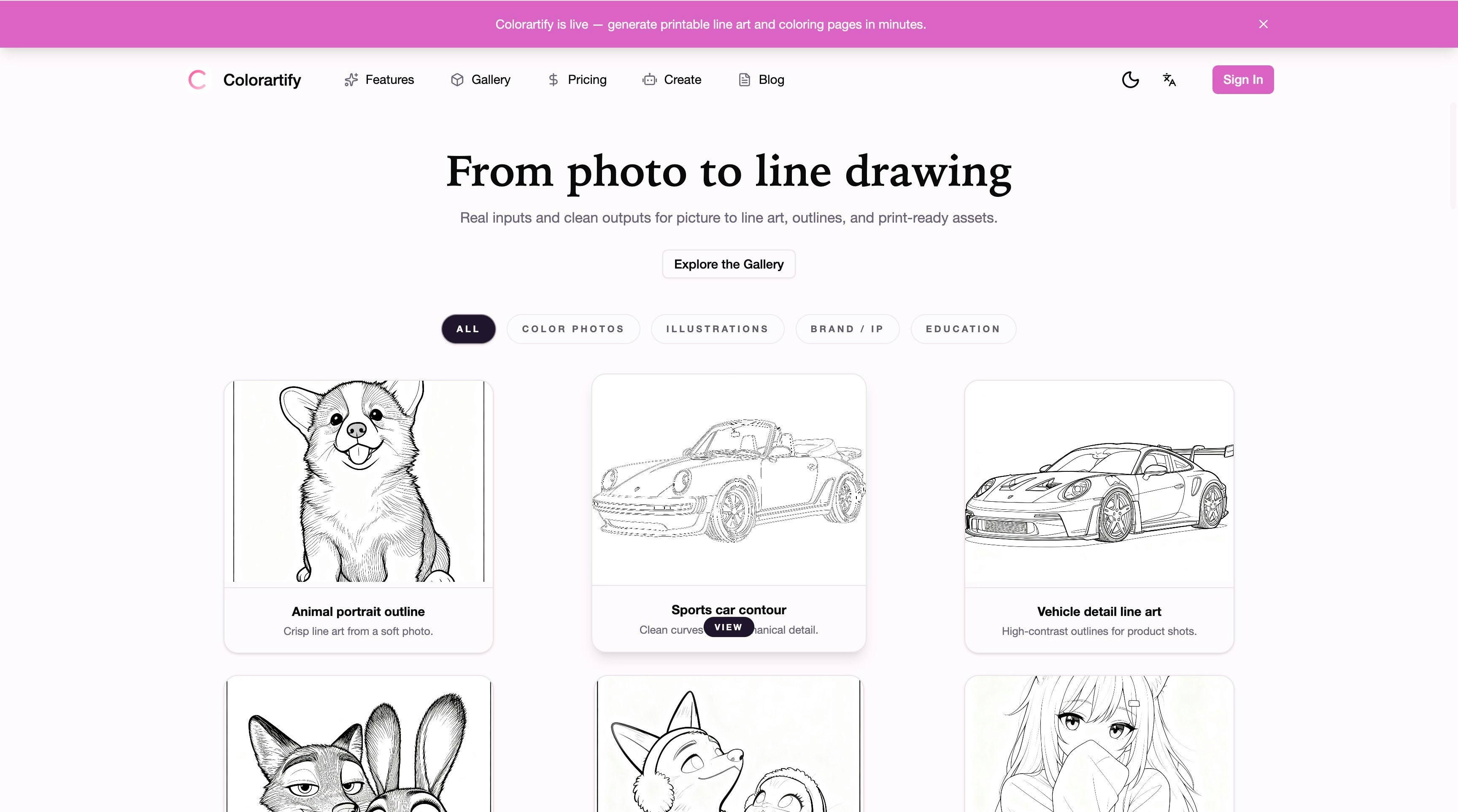 ColorArtify - Screenshot 2 showing product features and functionality