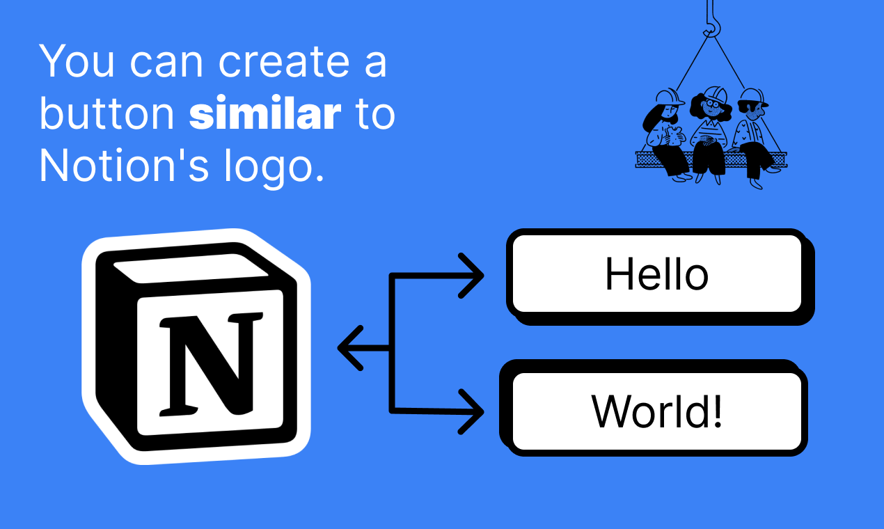 Mídia 3 de Notion Button Creator - Designs de botões de estilo de noção