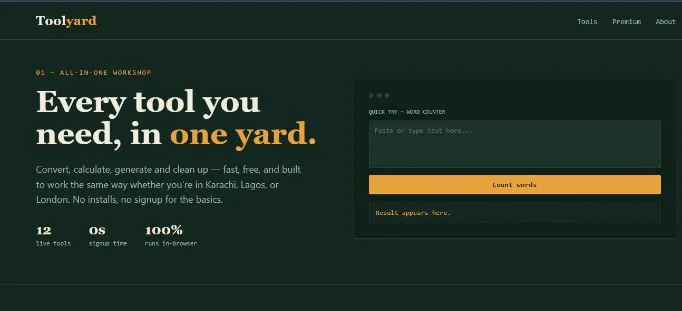 Toolyard  Free Online Tools for Everyone gallery image