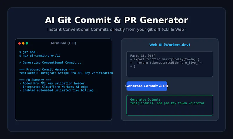 AI Commit Pro 2.0: Instant CLI & LP screenshot 1