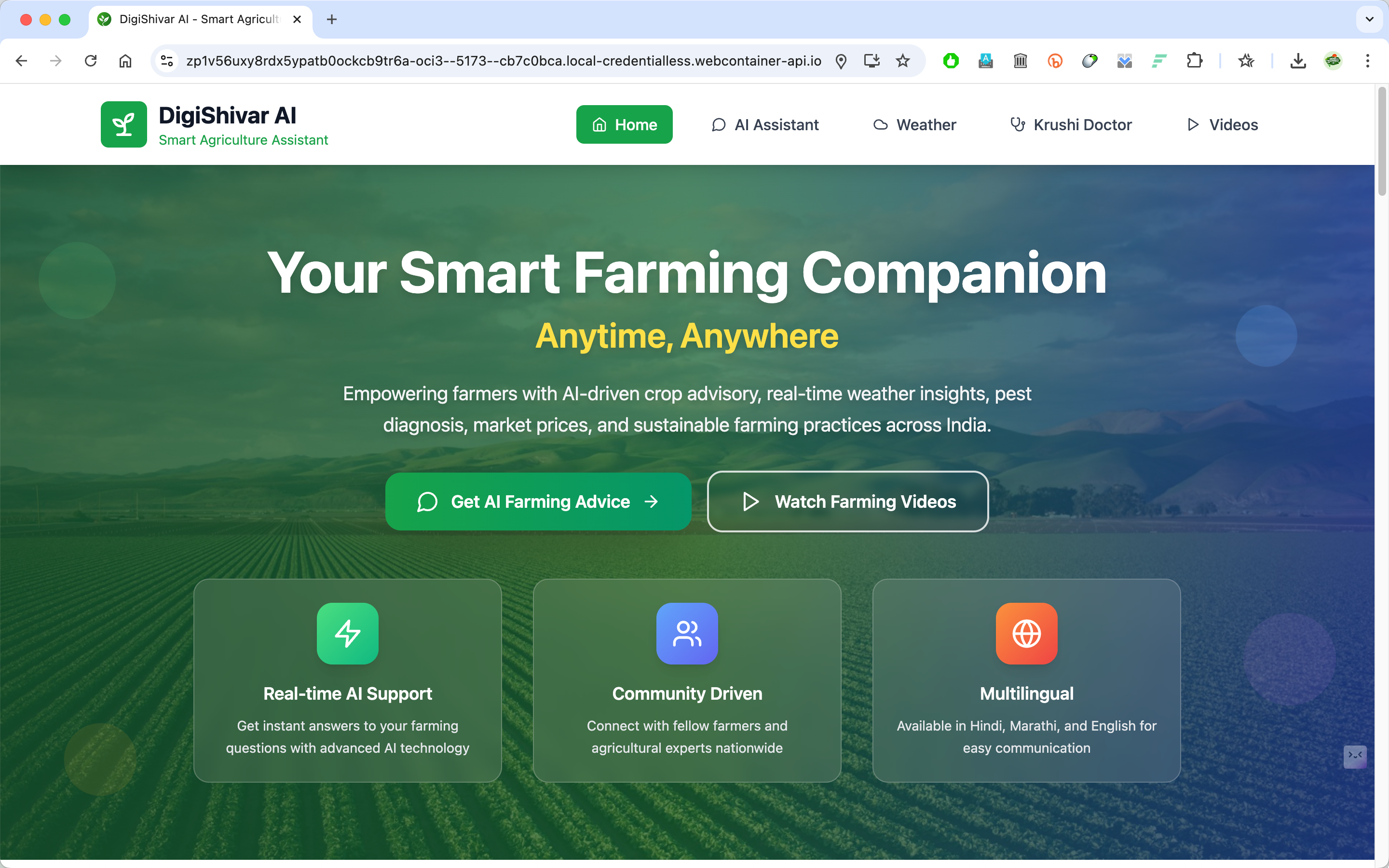 Media Digishivar ai - Pembantu Pertanian Pintar untuk Petani India 2