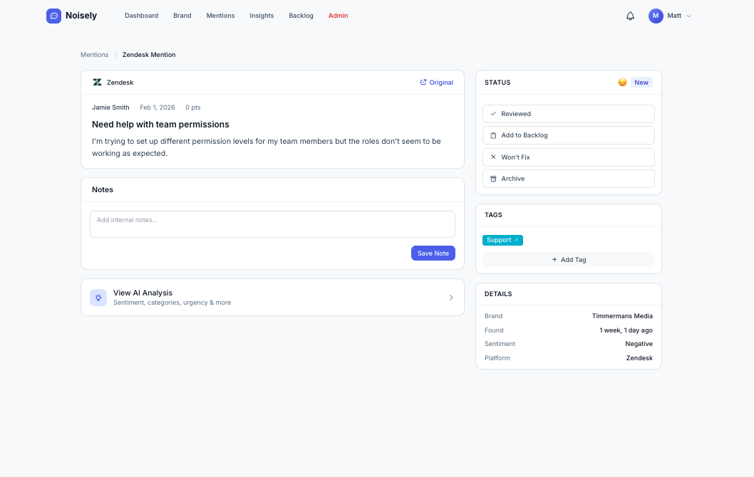 Noisely gallery image