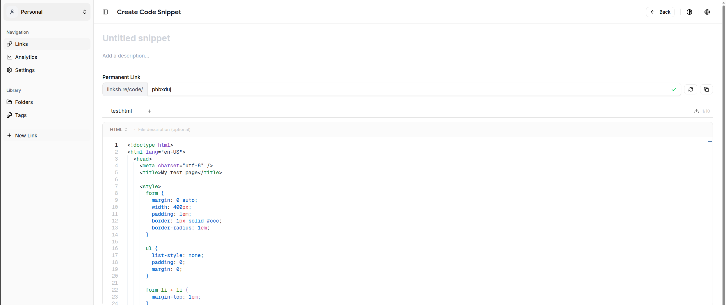 linkr.sh gallery image