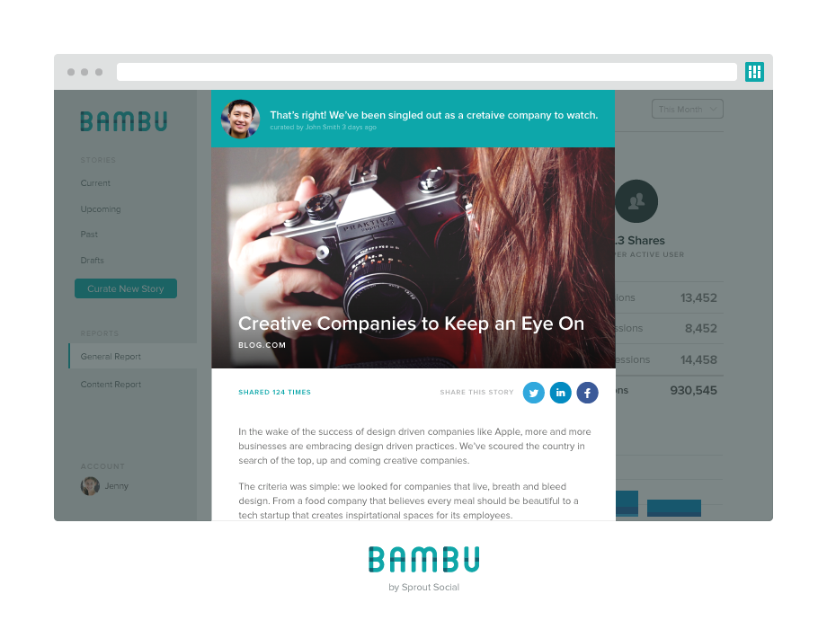 Bambu by Sprout Social gallery image