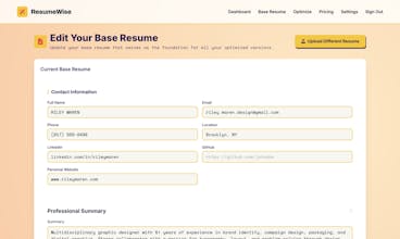ResumeWise gallery image