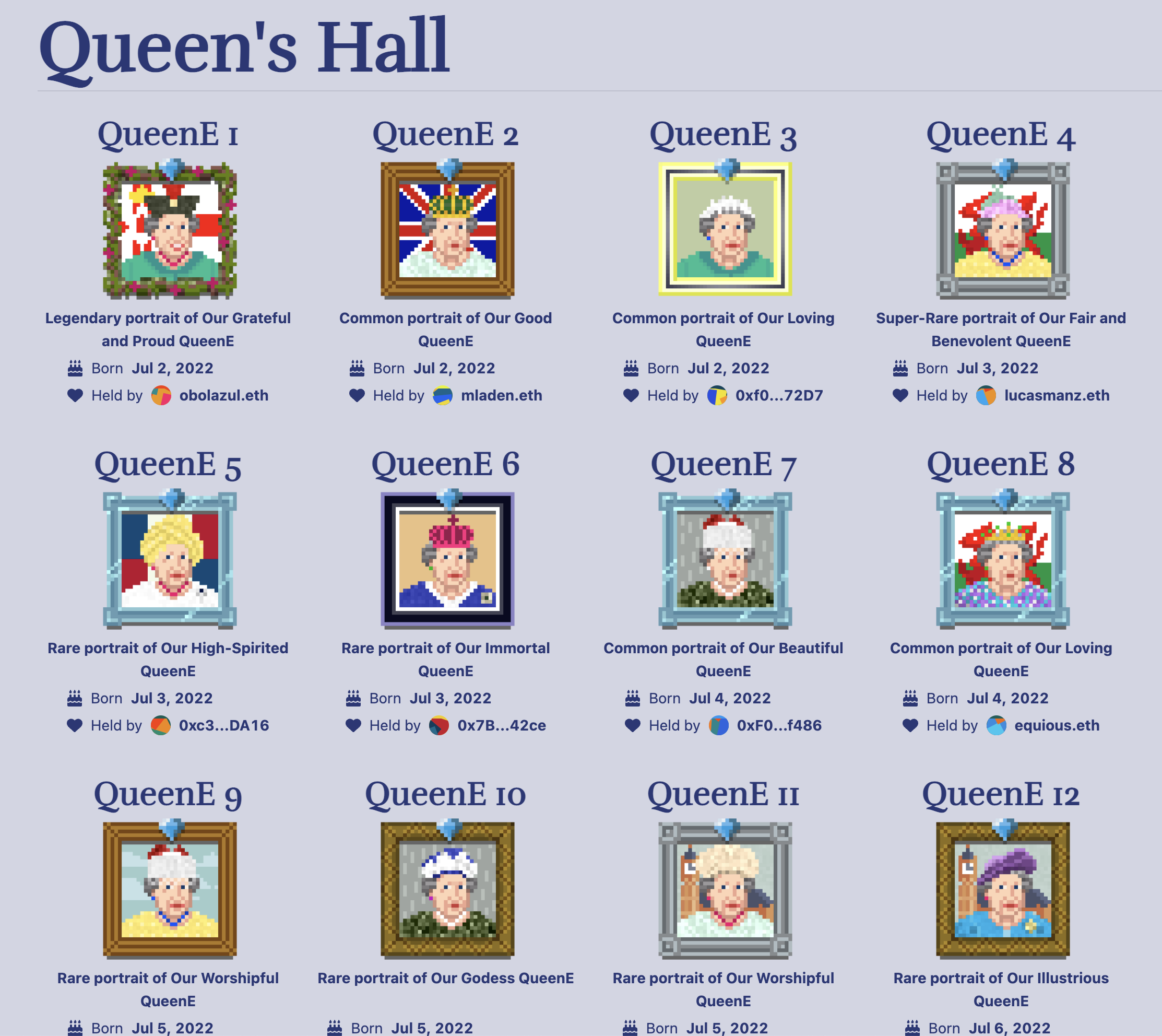 QueenE DAO gallery image