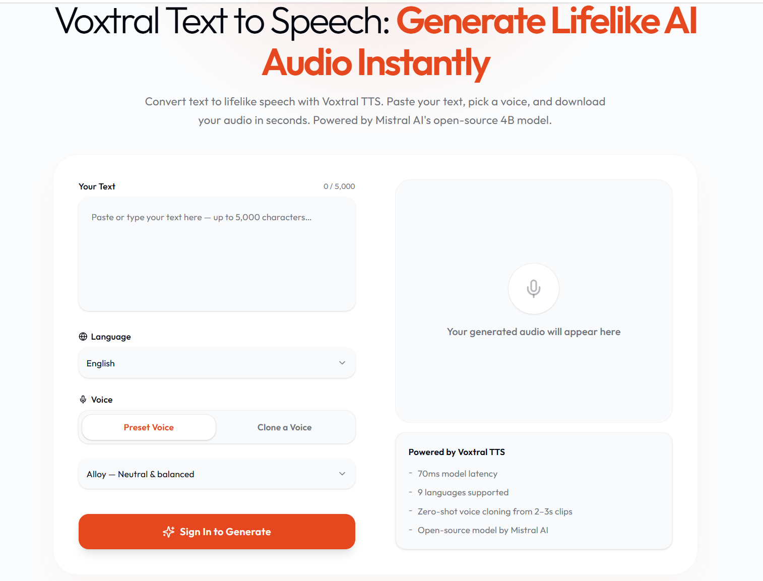 Voxtral TTS gallery image