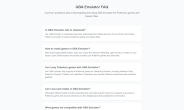 GBA Emulator gallery image