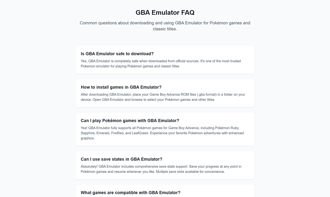 GBA Emulator - Screenshot 3 preview