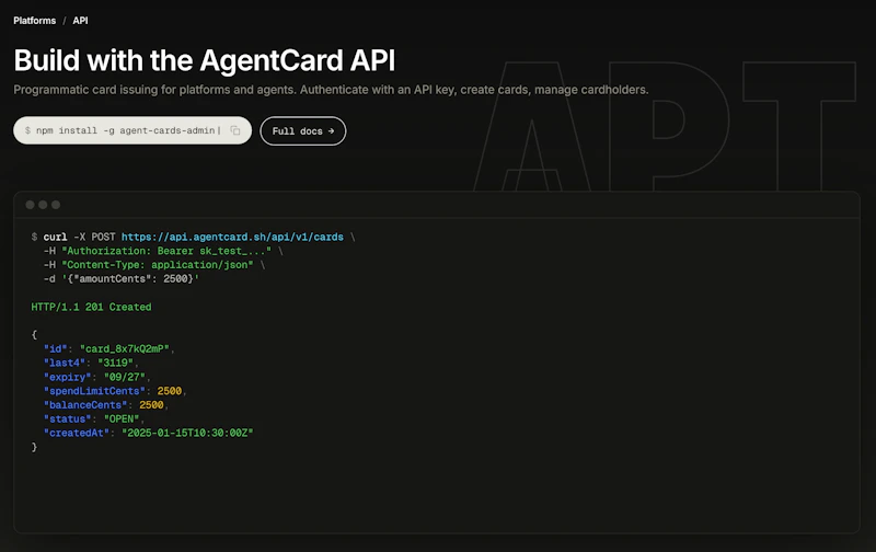 Agent Card screenshot 3