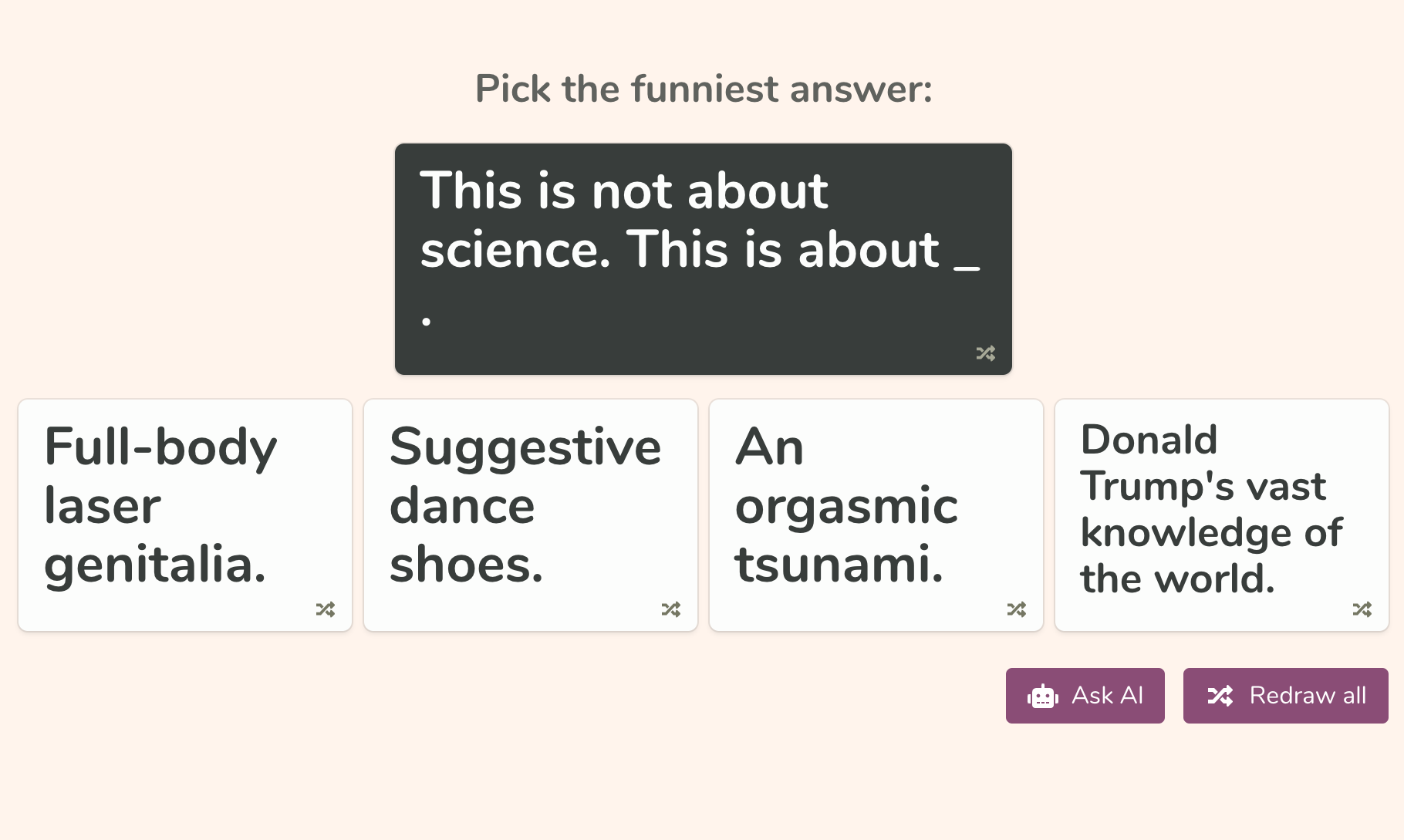 AI Against Humanity gallery image