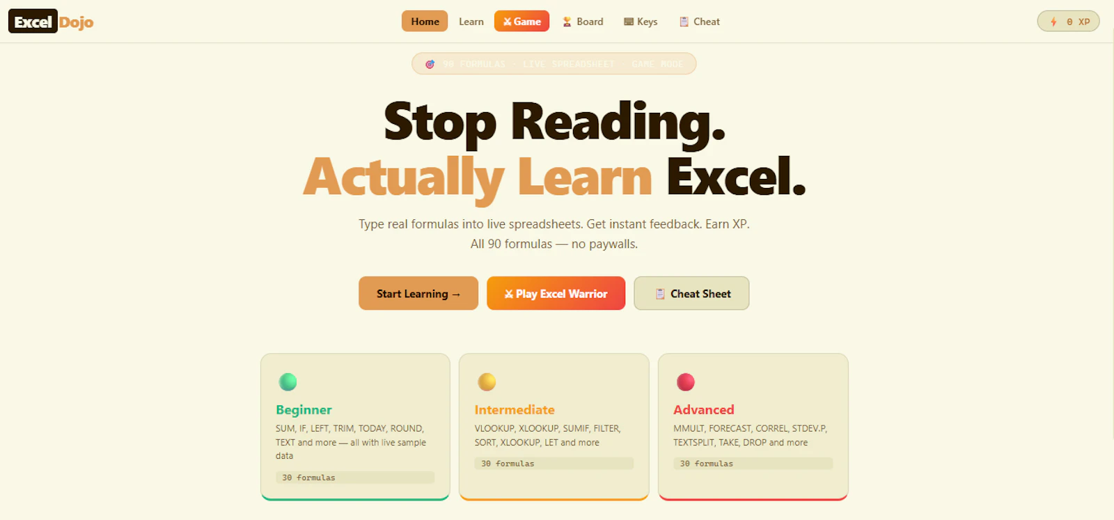 ExcelDojo screenshot 1