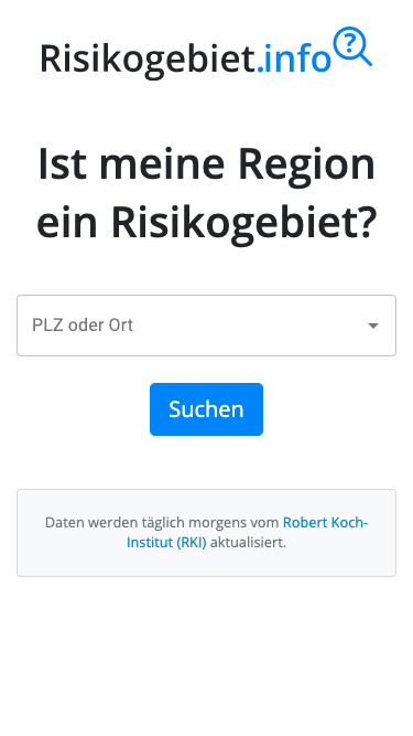 ► Ist meine Region ein Risikogebiet? gallery image