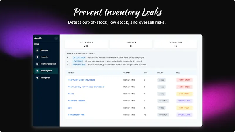 Revenue Recovery screenshot 5