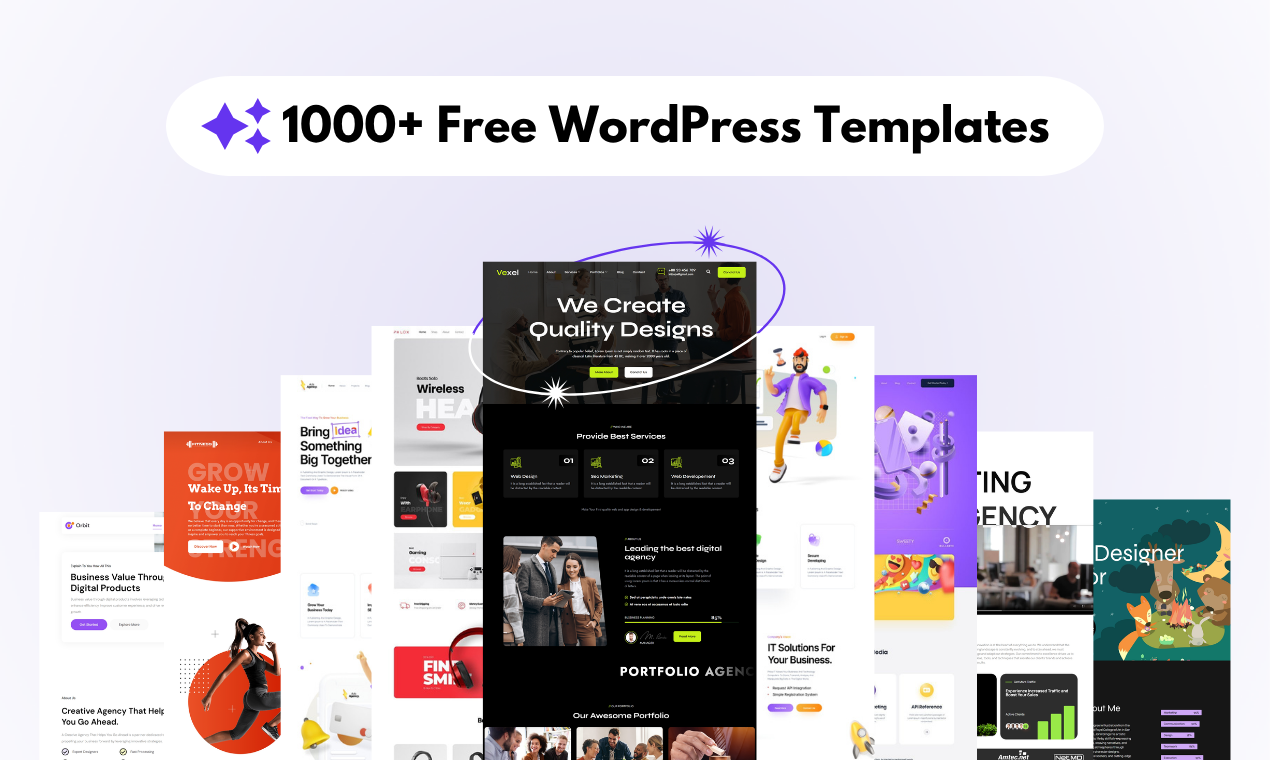 wptemplatesfinder.com - Бесплатная библиотека шаблонов WordPress медиа 2