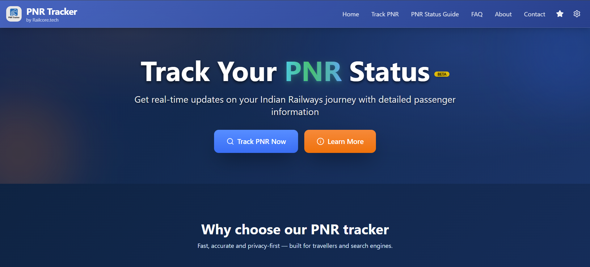 PNR Tracker gallery image