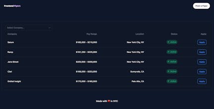 Frontend Flyer gallery image