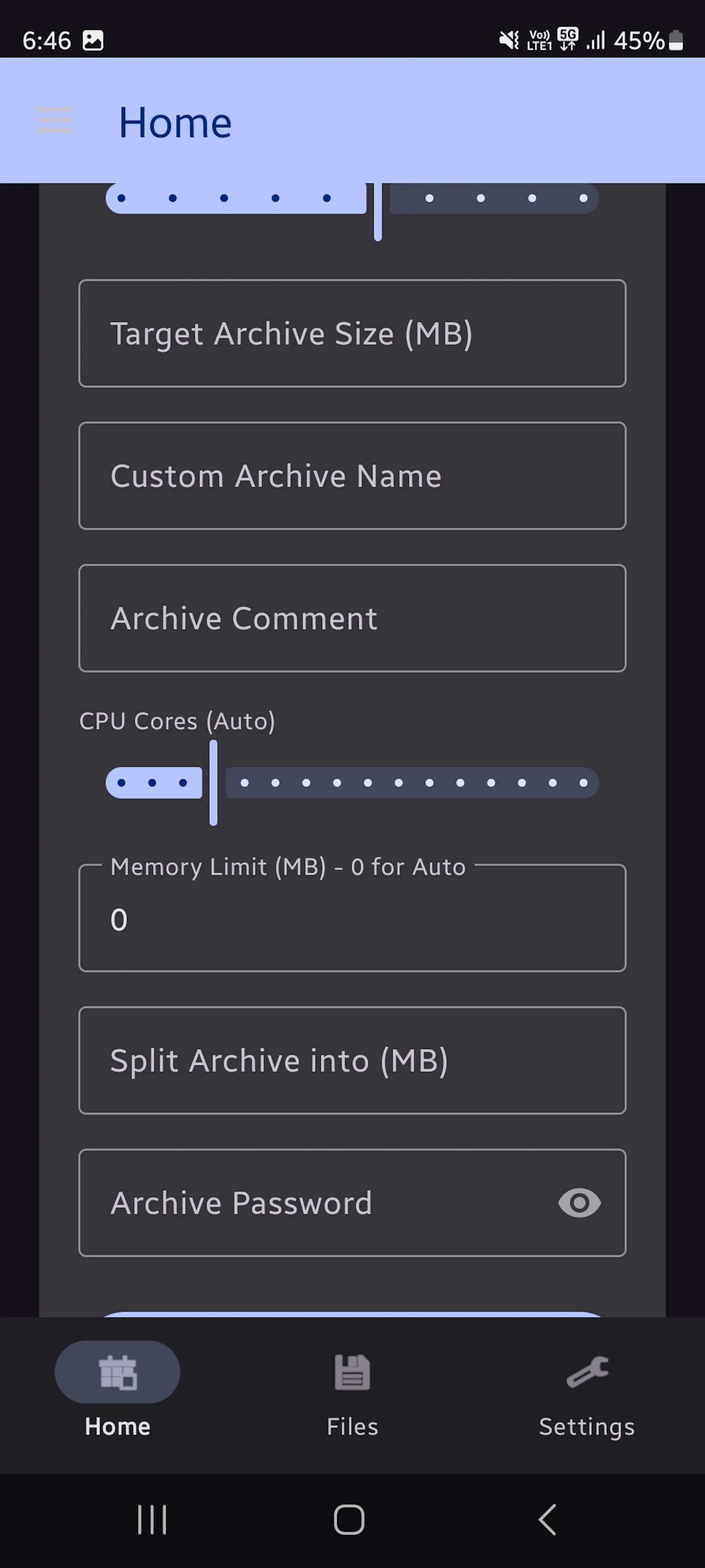 Optimind compress and Archiver  screenshot 4