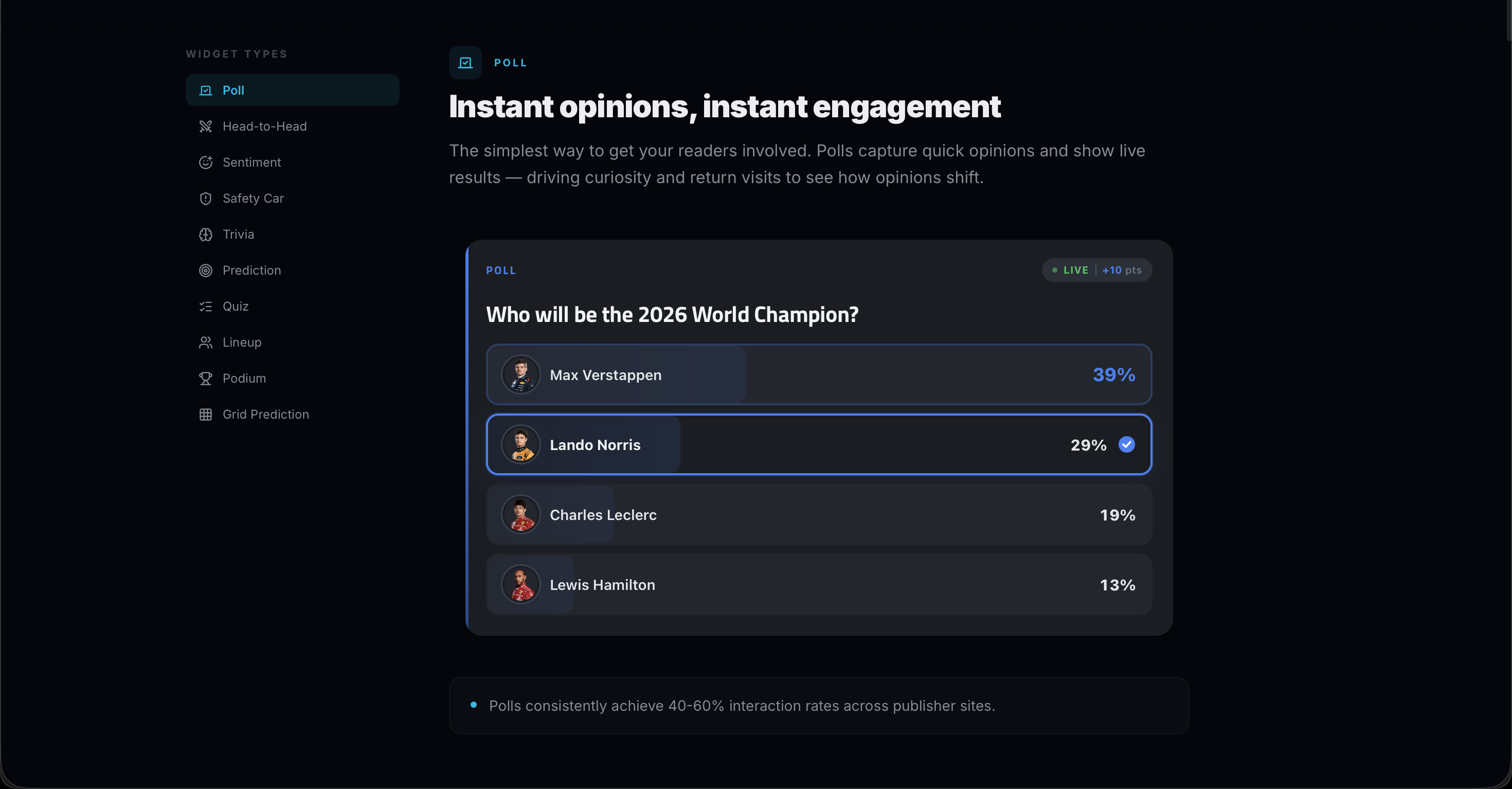 Paddock Talk - Screenshot 4 showing product features and functionality