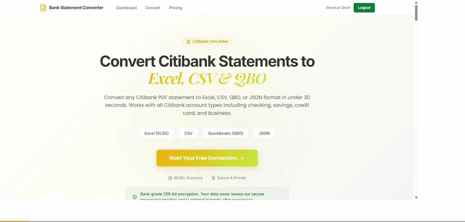 Bank Statement Converter 2.0 screenshot 4