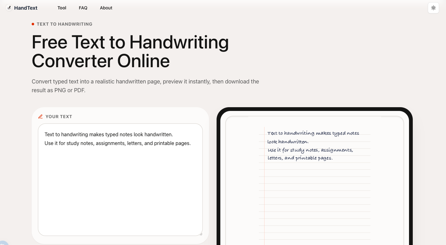 HandText gallery image